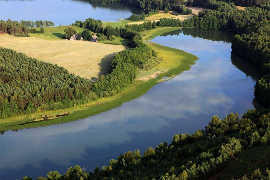 Umgebung des Brzeźna Szlacheckiego (dt. Adlig Breisen)