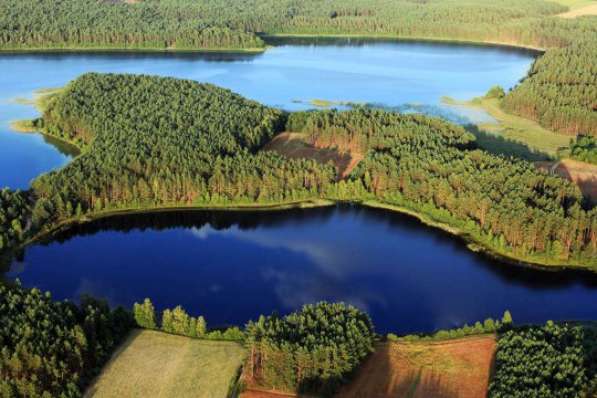 Umgebung des Brzeźna Szlacheckiego (dt. Adlig Breisen)