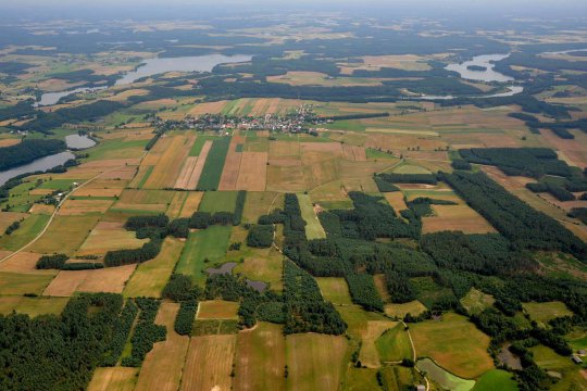 Umgebung des Brzeźna Szlacheckiego (dt. Adlig Breisen)