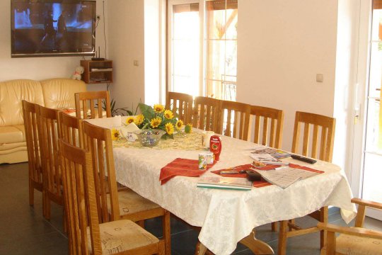 Kitchen and dining room